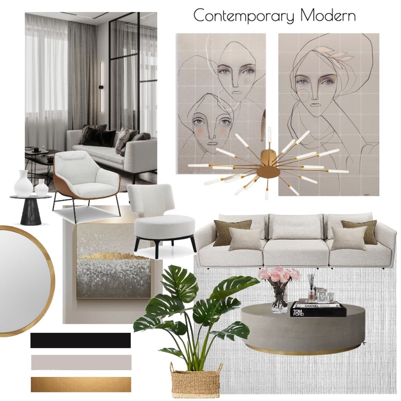 Contemporary modern Mood Board by Art/Architecture on Style Sourcebook