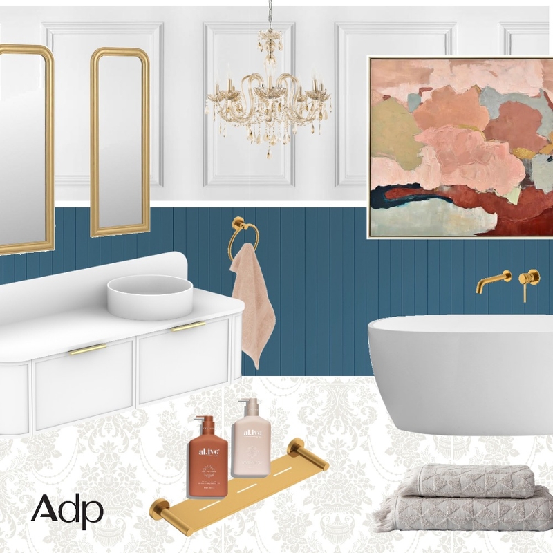 As seen on The Block | ADP x A&L Flo Vanity available at Reece Bathrooms Mood Board by ADP on Style Sourcebook