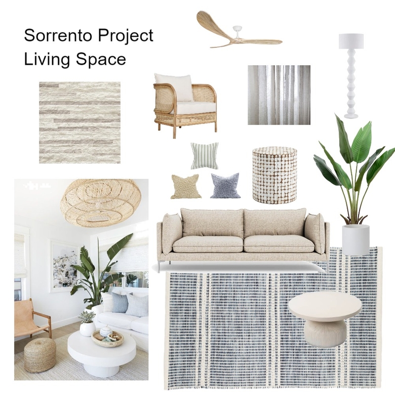 Sorrento Project Living Mood Board by Melanie Finch Interiors on Style Sourcebook