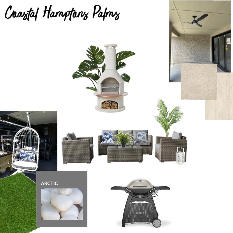 Coastal Hamptons Palms Mood Board by Vonnie53 on Style Sourcebook