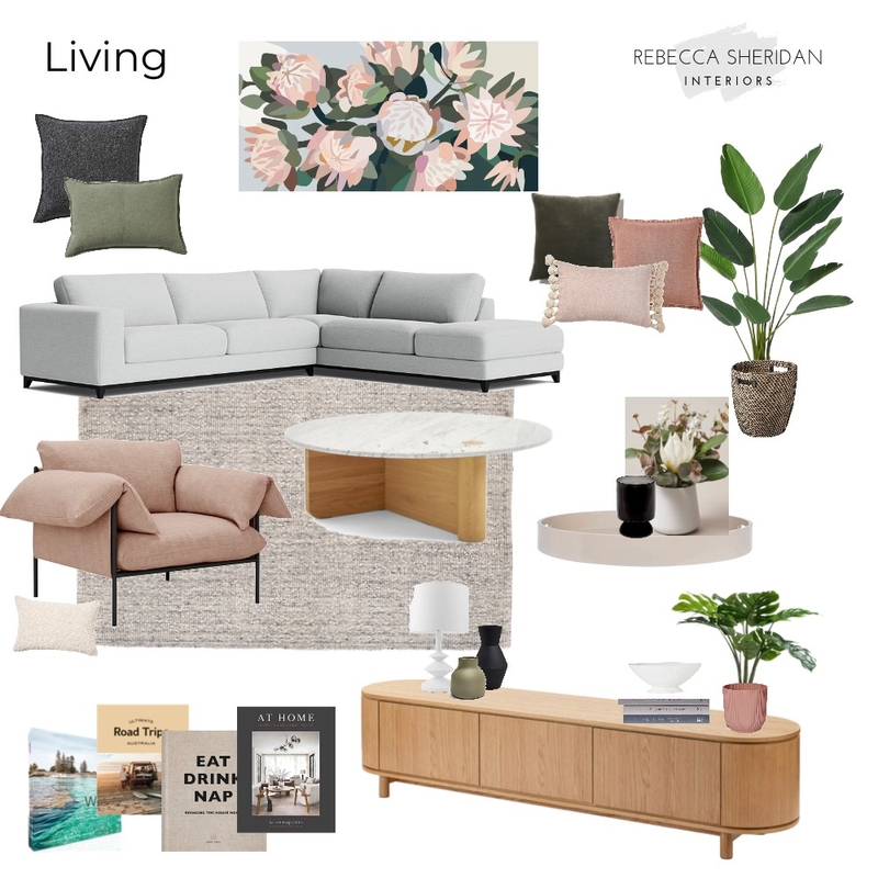 LIVING- WANLESS Mood Board by Sheridan Interiors on Style Sourcebook