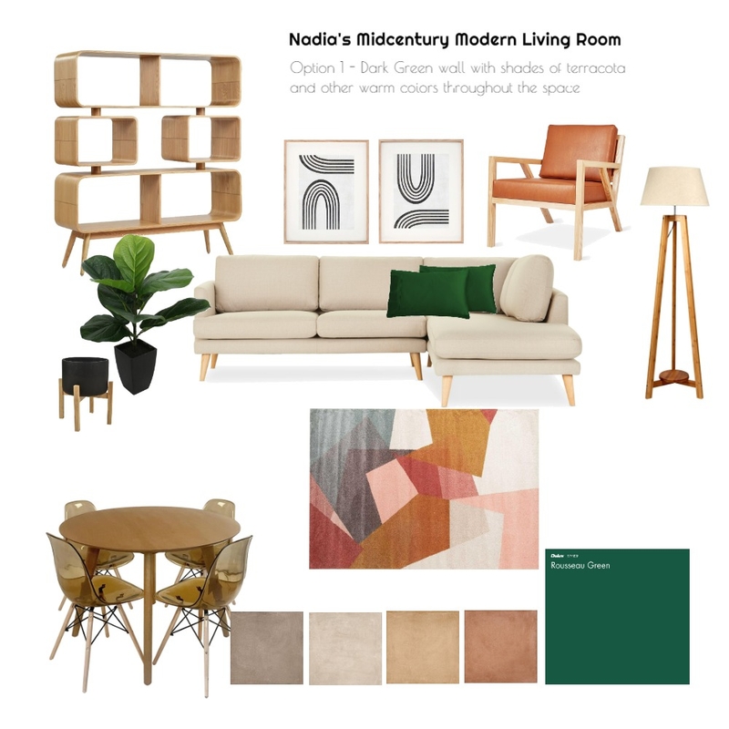 Nadia's Living Room - option 1 Mood Board by LuizaMeg on Style Sourcebook