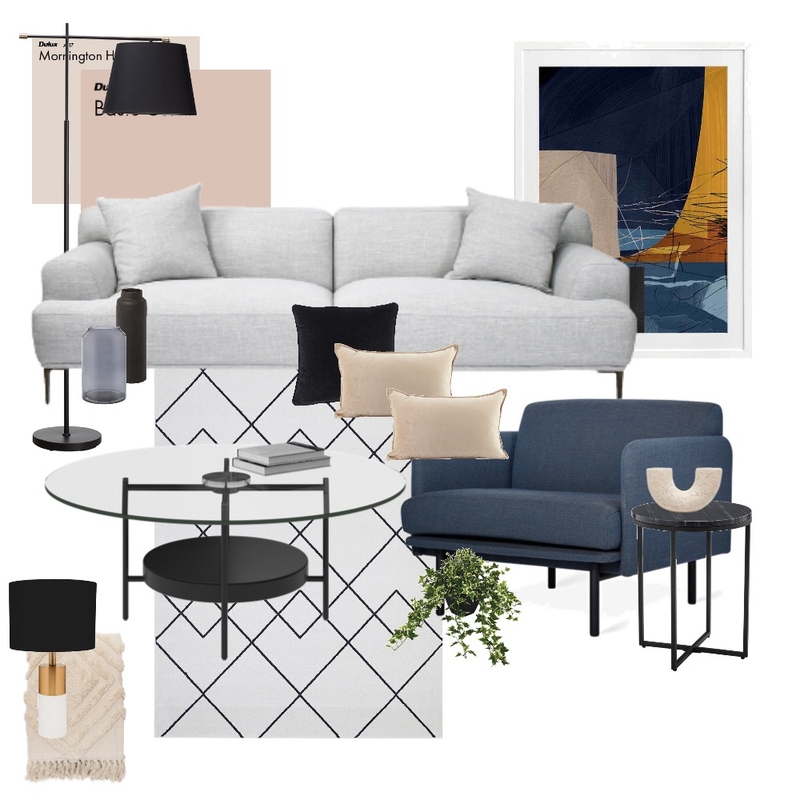 Contemporary Living Room Mood Board by Lucy.gordon8@gmail,com on Style Sourcebook