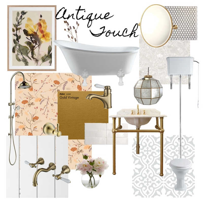 Antique Touch - BW Tiles Mood Board by CSugden on Style Sourcebook