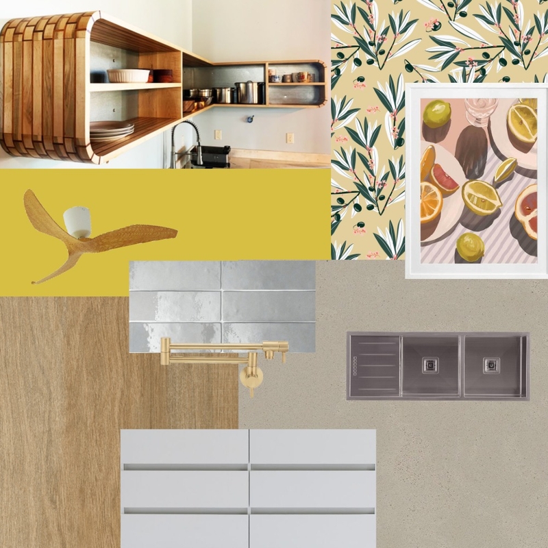 MCM Kitchen Reno Mood Board by paradise on Style Sourcebook