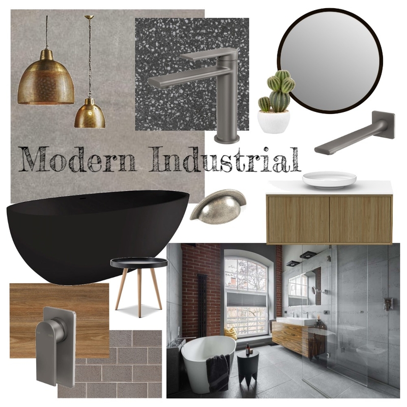 Modern Industrial - BW Tiles Mood Board by CSugden on Style Sourcebook