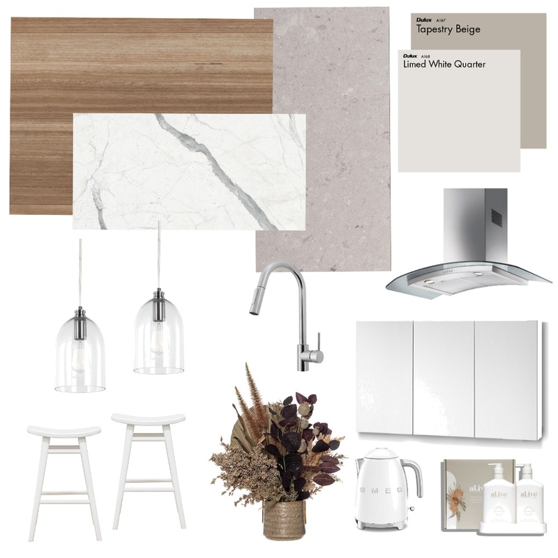 Hamptons Contemporary Kitchen Mood Board by Samantha Crocker on Style Sourcebook