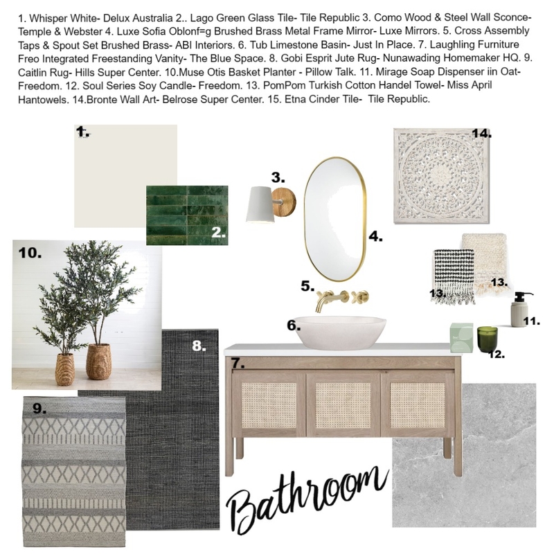 Bathroom Mod 9 Mood Board by Whowell456 on Style Sourcebook