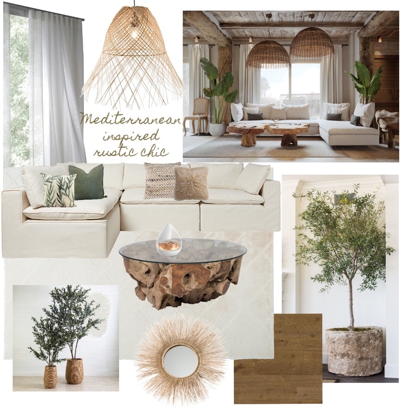 Mediterranean inspired rustic chic Mood Board by Nagy on Style Sourcebook