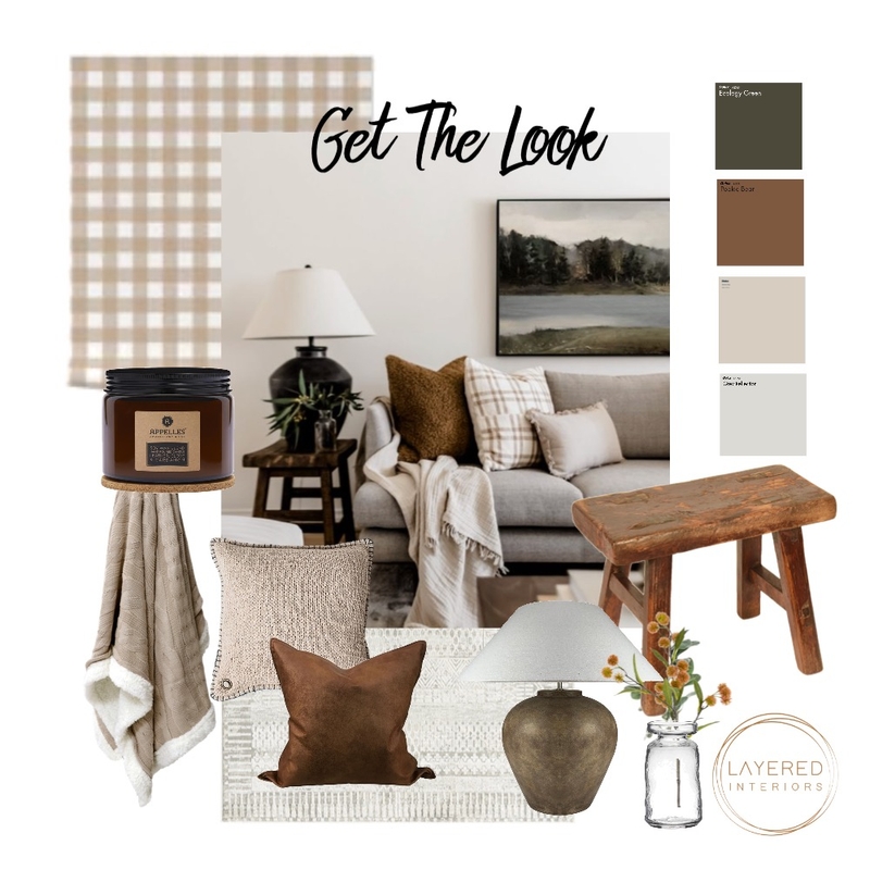 Get the Look Mood Board by Layered Interiors on Style Sourcebook