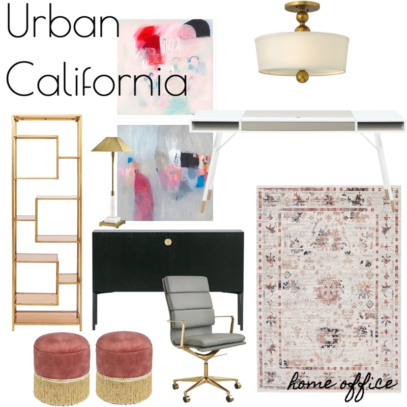 URBAN CALIFORNIA - Office Mood Board by RLInteriors on Style Sourcebook