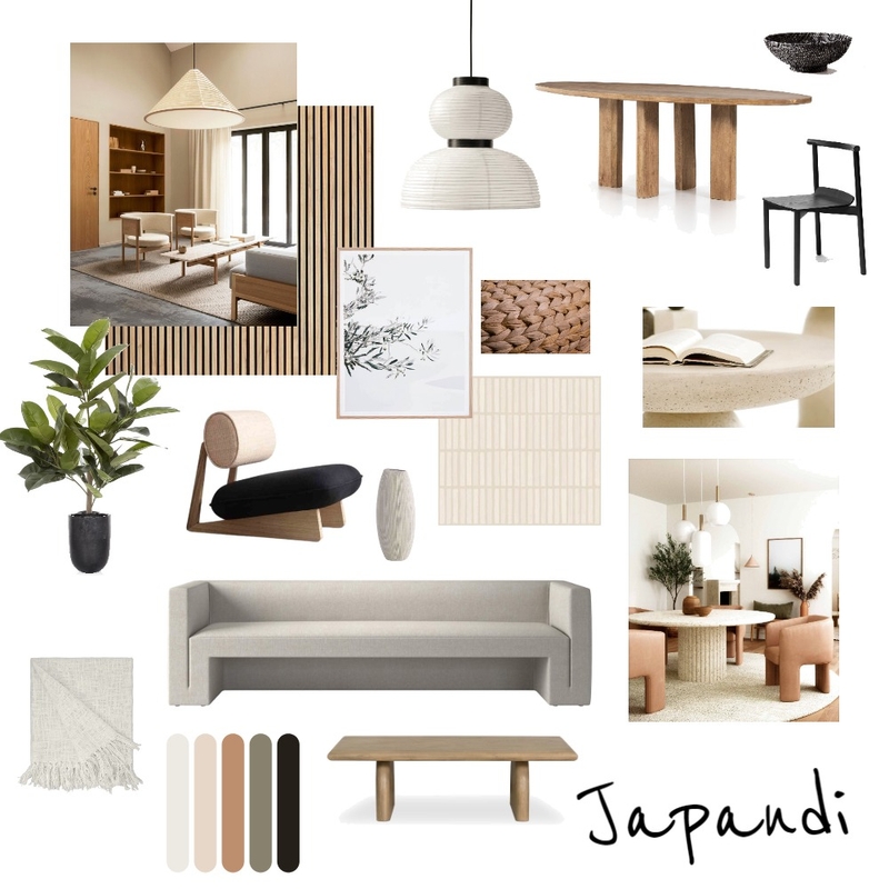 Japandi Mood Board by On Point Staging and Design on Style Sourcebook