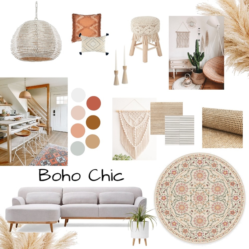 Bohemian Style Mood Board by On Point Staging and Design on Style Sourcebook