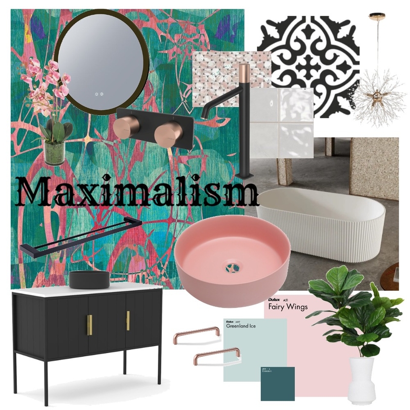 Maximalism - BW Tiles Mood Board by CSugden on Style Sourcebook