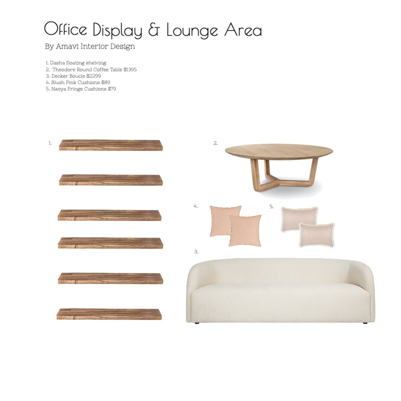 Office - Display & Lounge Amavi Interior Design Mood Board by AMAVI INTERIOR DESIGN on Style Sourcebook