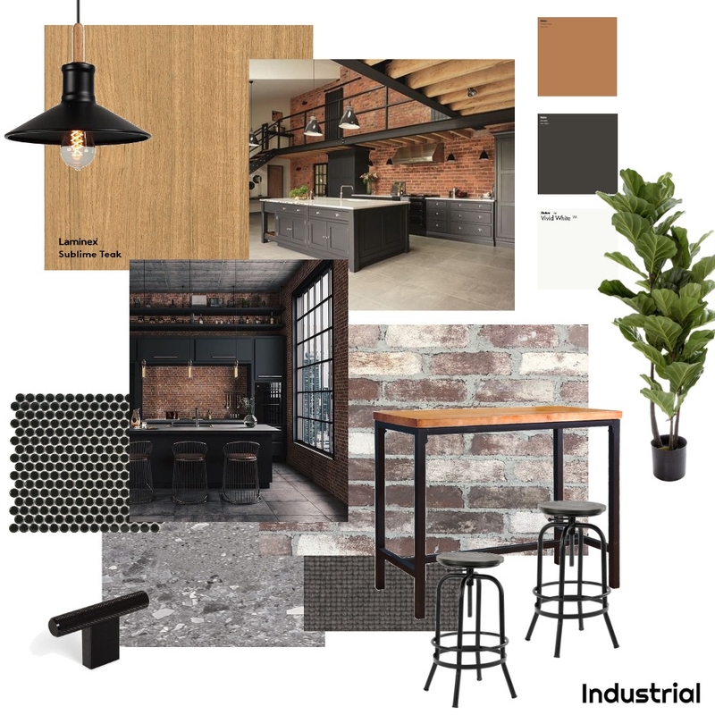 Industrial Kitchen Mood Board by StudioSabs on Style Sourcebook