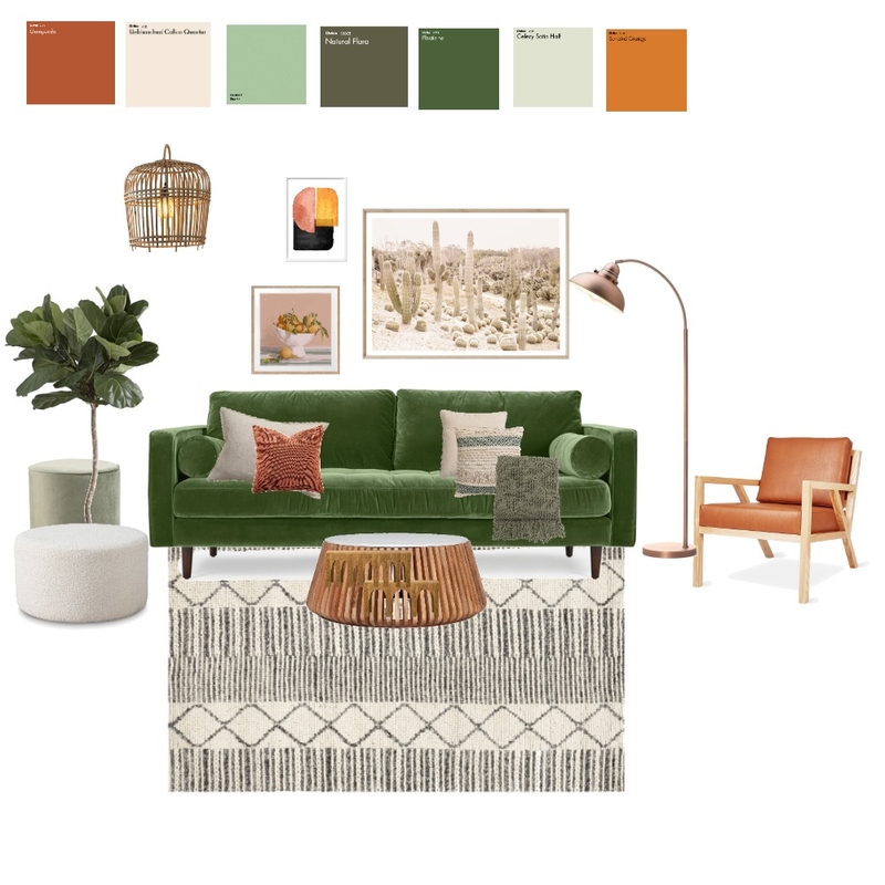 Mid-Century Modern Mood Board by jubyang on Style Sourcebook