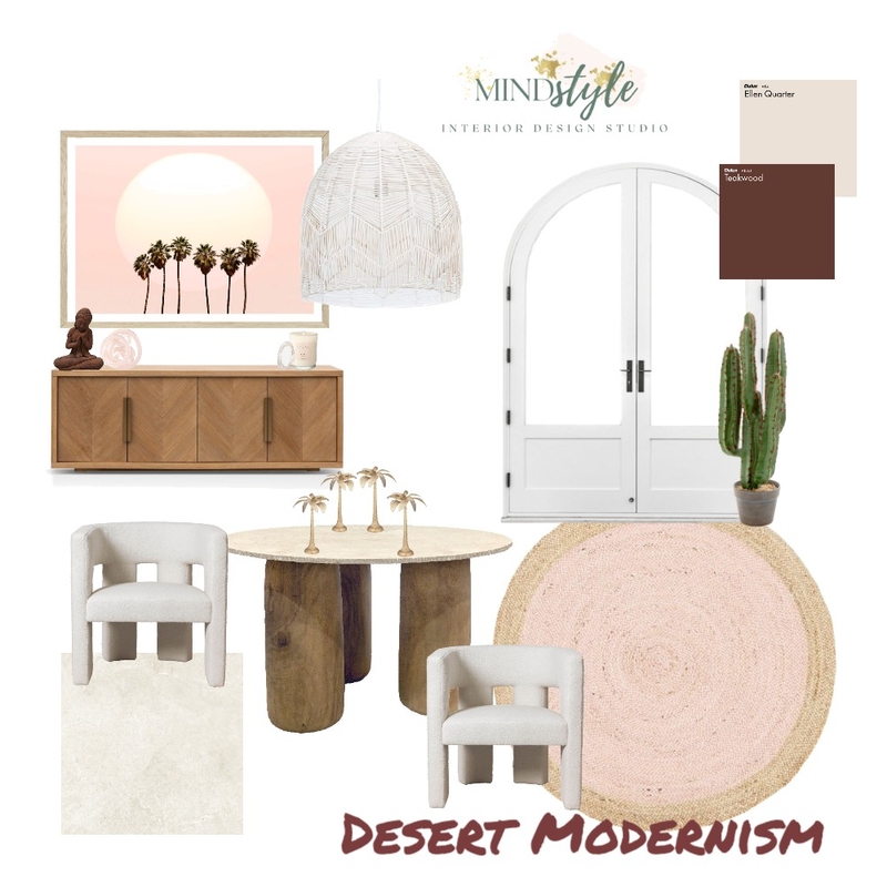 Desert Modernism Mood Board by Shelly Thorpe for MindstyleCo on Style Sourcebook