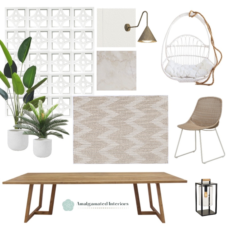 Modern Coastal Outdoor Dining Mood Board by Amalgamated Interiors on Style Sourcebook