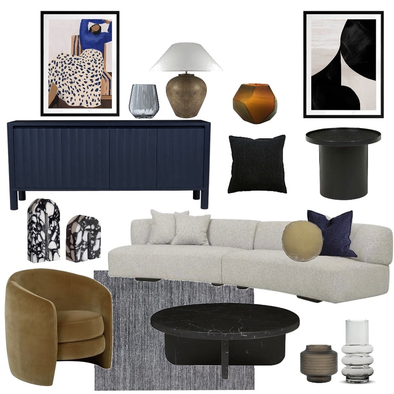 Ochre Chair Mood Board by DKD on Style Sourcebook