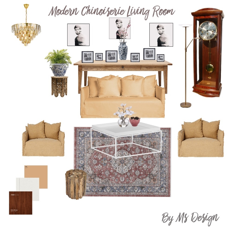 Modern Chinoiserie Mood Board by MSUDJANA on Style Sourcebook