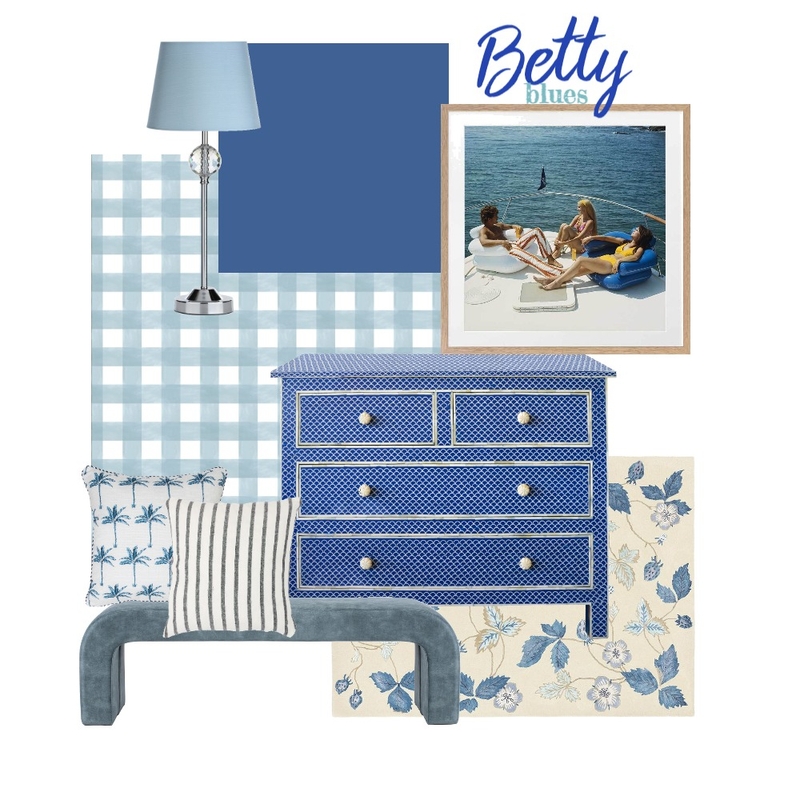 Betty Blues Mood Board by leah metherell on Style Sourcebook