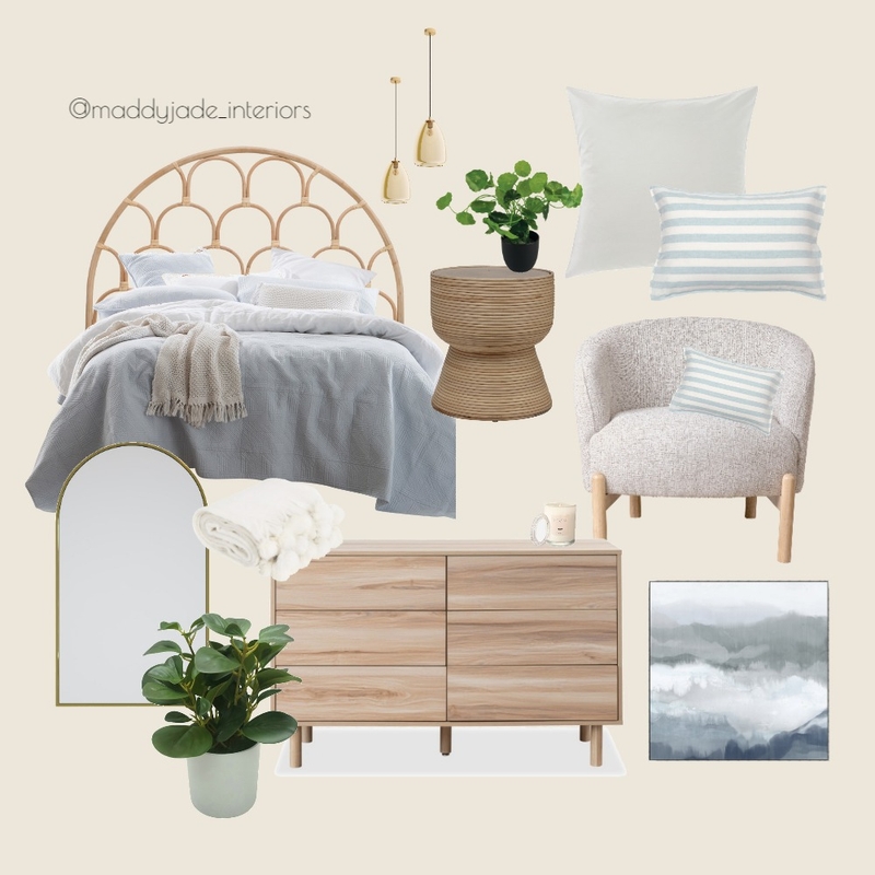 blue ocean bedroom Mood Board by Maddy Jade Interiors on Style Sourcebook