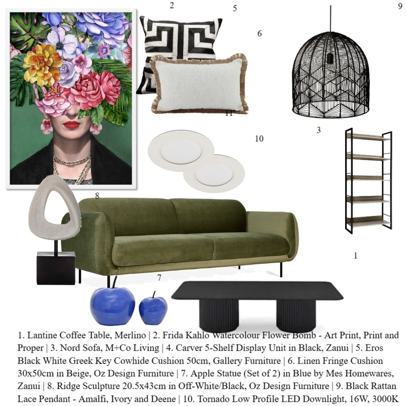 Tania's Living Room Mood Board by Nisha on Style Sourcebook