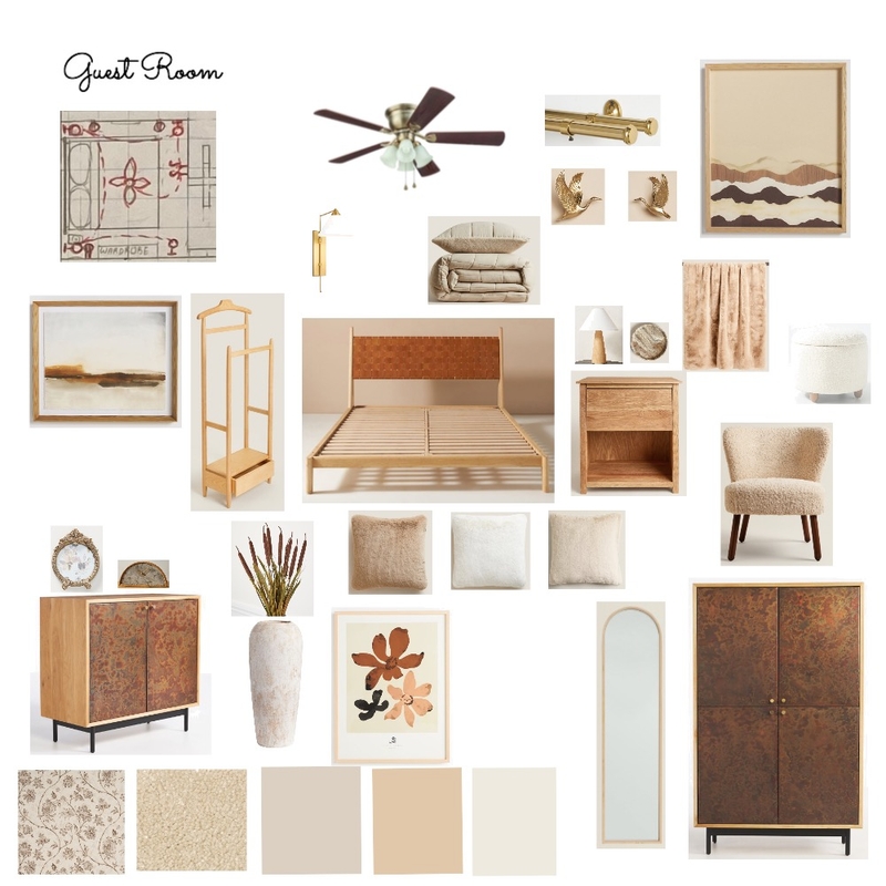 Guest Room. Ground Floor Mood Board by Oksana Gallant on Style Sourcebook