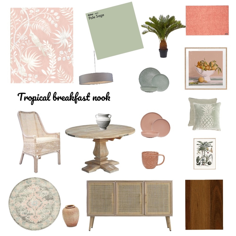 Tropical breakfast nook Mood Board by Opal on Style Sourcebook