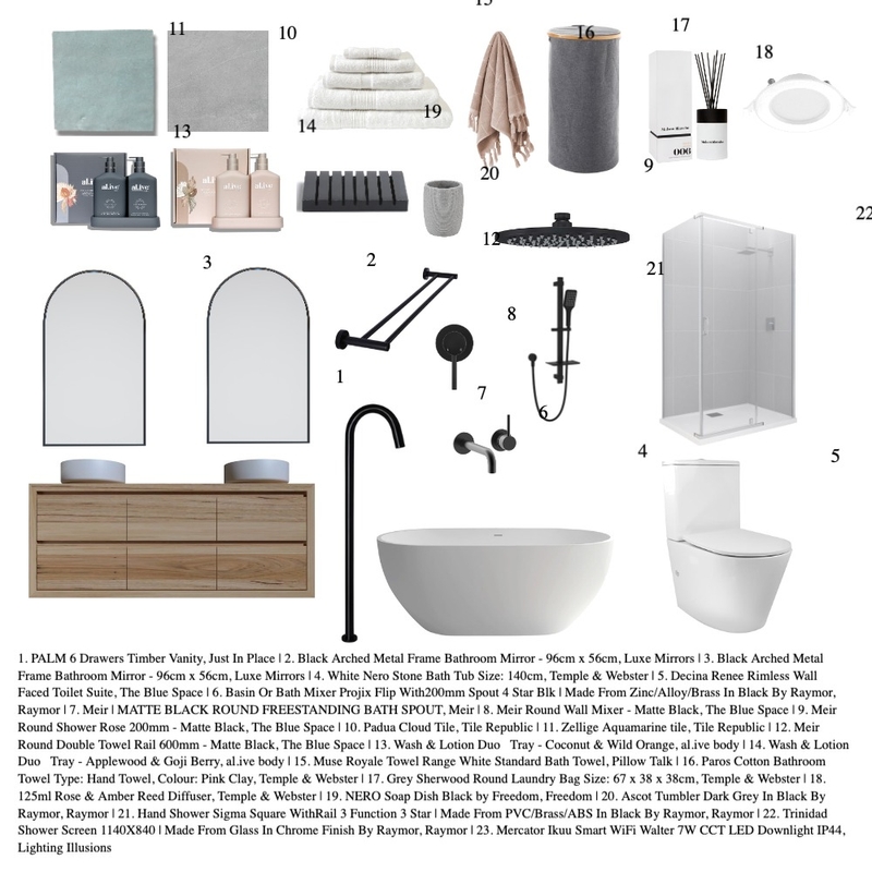 bathroom Mood Board by rubyallan on Style Sourcebook