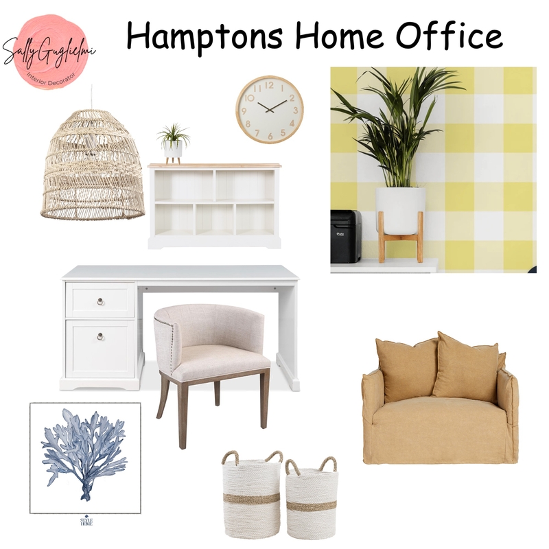 Hamptons home office Mood Board by sally guglielmi on Style Sourcebook