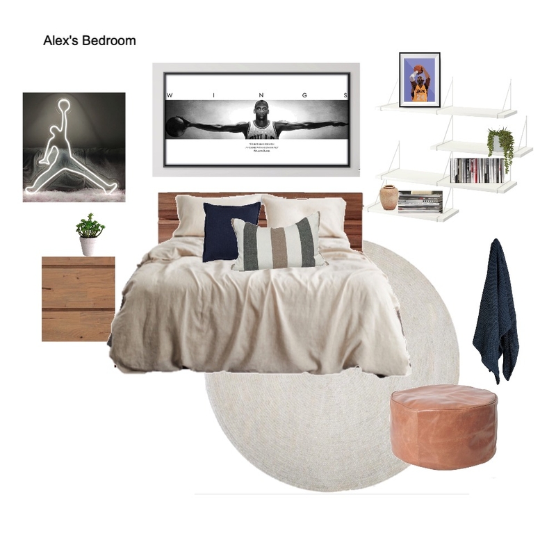 Alex's Bedroom Mood Board by CSInteriors on Style Sourcebook