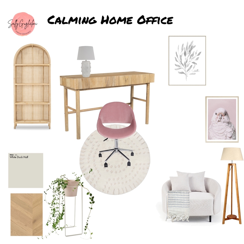 Calm Home office Mood Board by sally guglielmi on Style Sourcebook