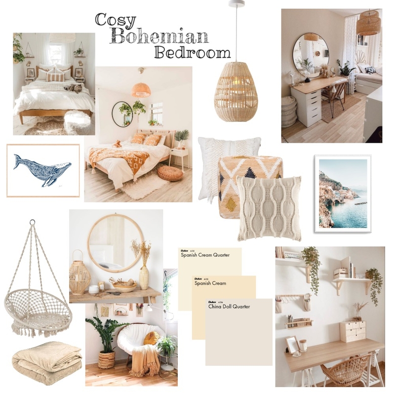 Cosy Boho Mood Board by NicoleJepson on Style Sourcebook