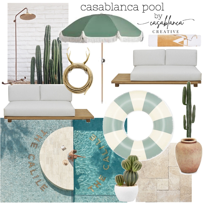 Casablanca Pool Mood Board by Casablanca Creative on Style Sourcebook
