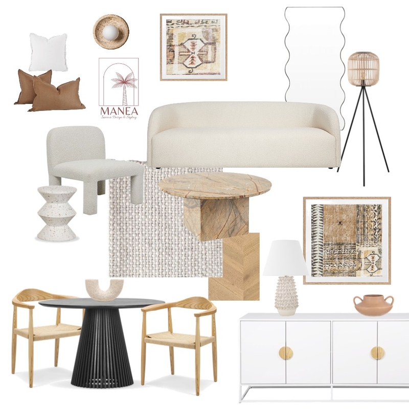 Neutral Home Mood Board by Manea Interiors on Style Sourcebook
