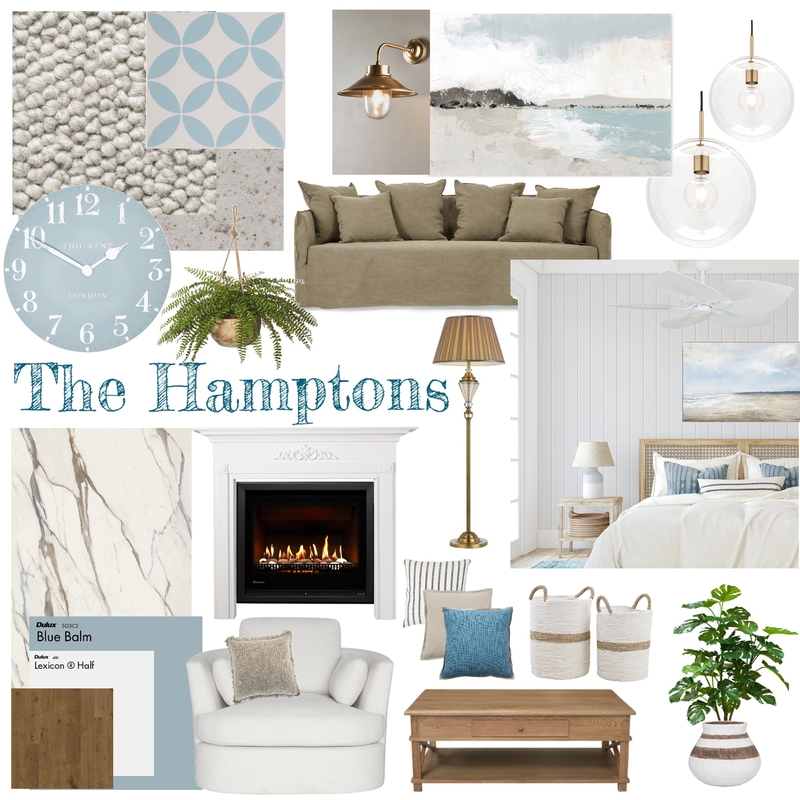 The Hamptons Mood Board by Your Home Interiors on Style Sourcebook