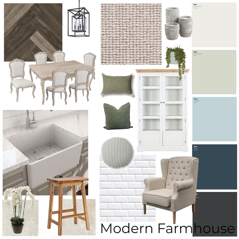 Modern Farmhouse Mood Board by oliviaevans on Style Sourcebook