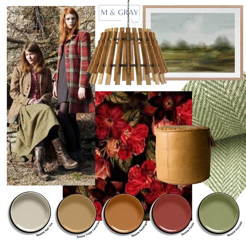Country Chic Colour Scheme Mood Board by M & Gray Design on Style Sourcebook