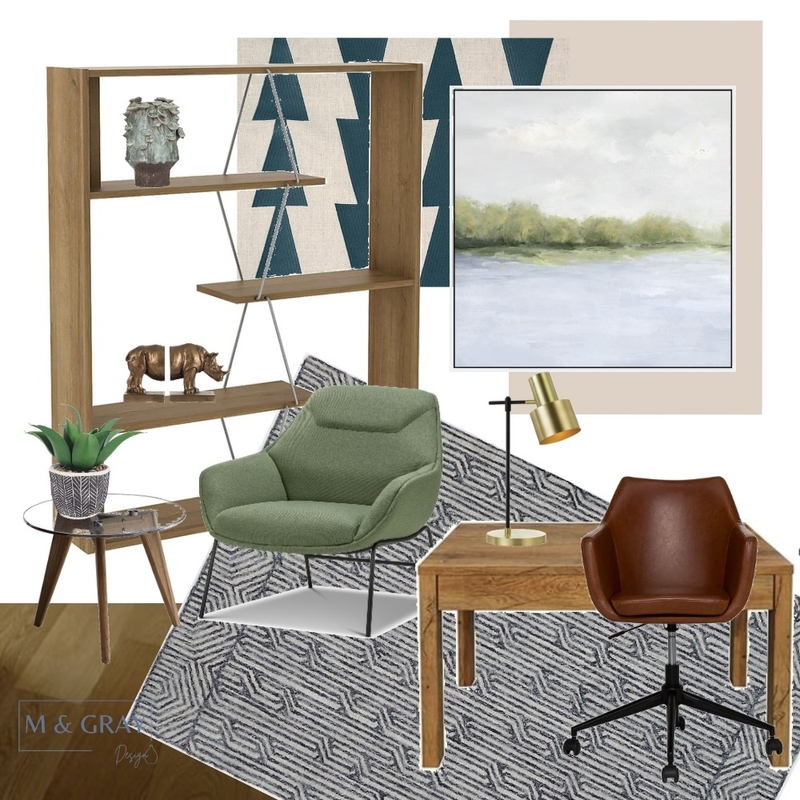Study Mood Board by M & Gray Design on Style Sourcebook