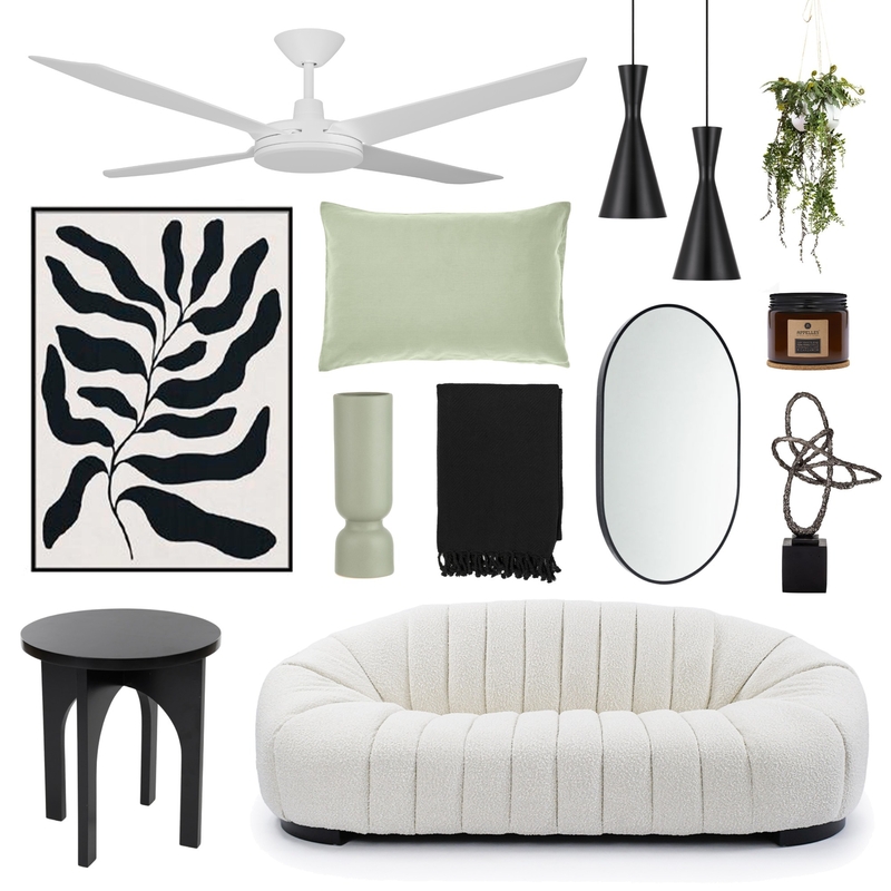 Modern Living Room ⭐ Mood Board by Lighting Illusions on Style Sourcebook