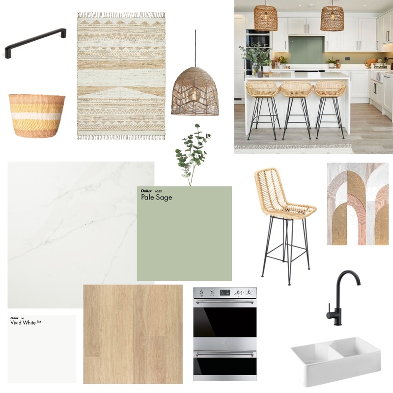 Green Kitchen Mood Board by skyebar16 on Style Sourcebook