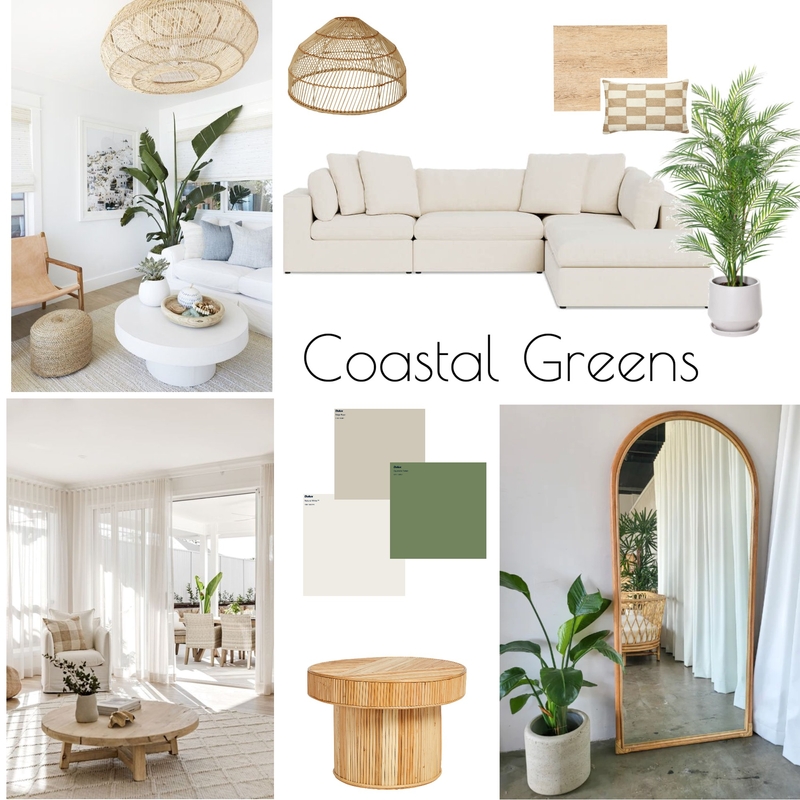 Coastal Greens Mood Board by kassymahon on Style Sourcebook