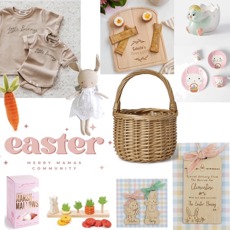 Merry Mamas Community Easter Mood Board by thosetwowalls on Style Sourcebook