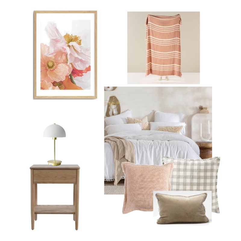 Poppy Bedroom Mood Board by staceymccarthy02@outlook.com on Style Sourcebook