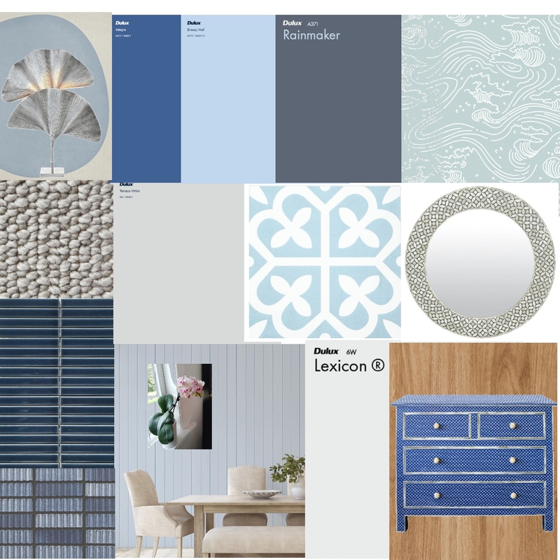 Moody Blues Rug Mood Board by sasharouth on Style Sourcebook