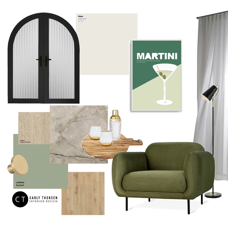 Going Green 2 Mood Board by Carly Thorsen Interior Design on Style Sourcebook