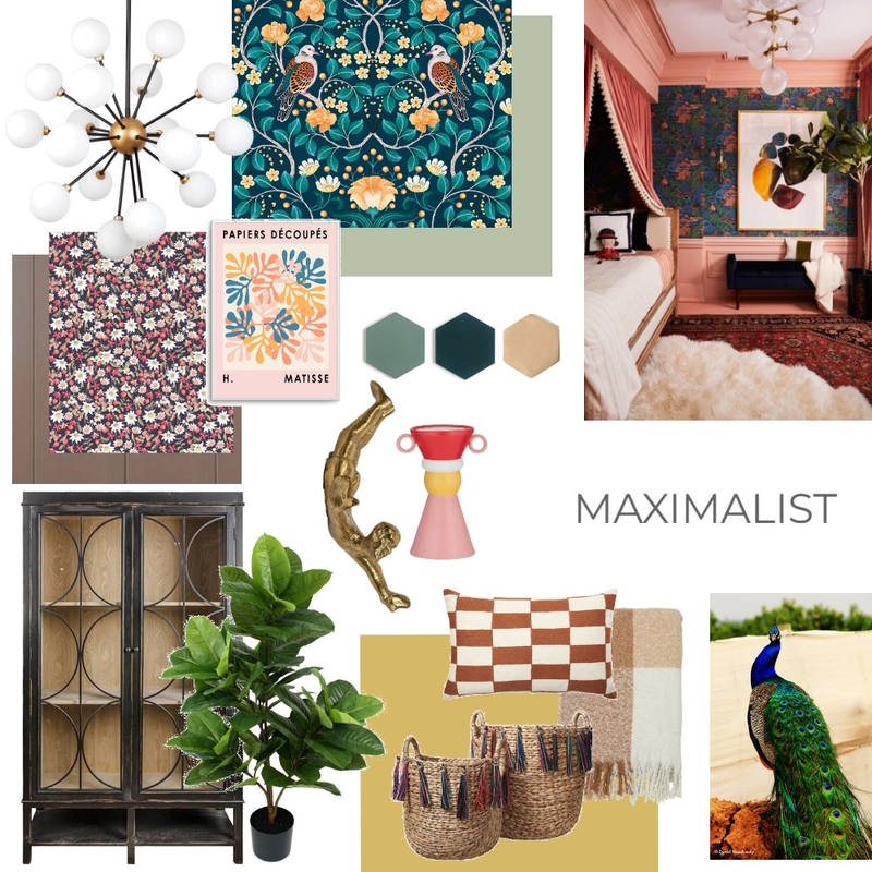 Maximalist Style Mood Board by Blackbird Interiors on Style Sourcebook