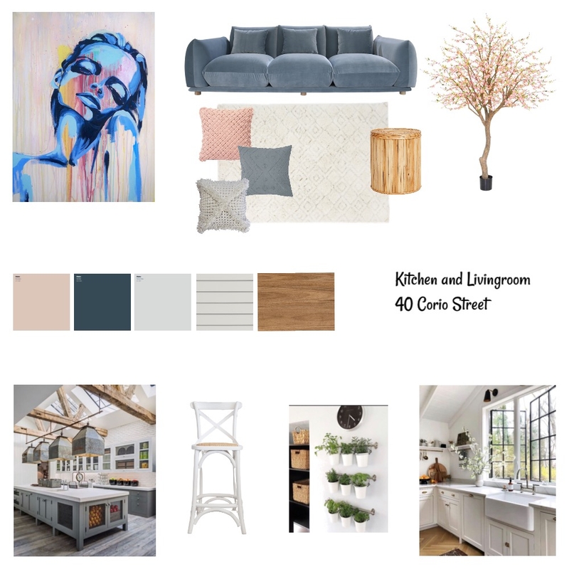 Kitchen and Livingroom Mood Board by Nskinner on Style Sourcebook